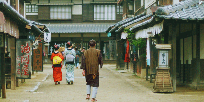 江戸の街並み　上京
