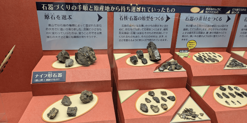 黒曜石　展示室
